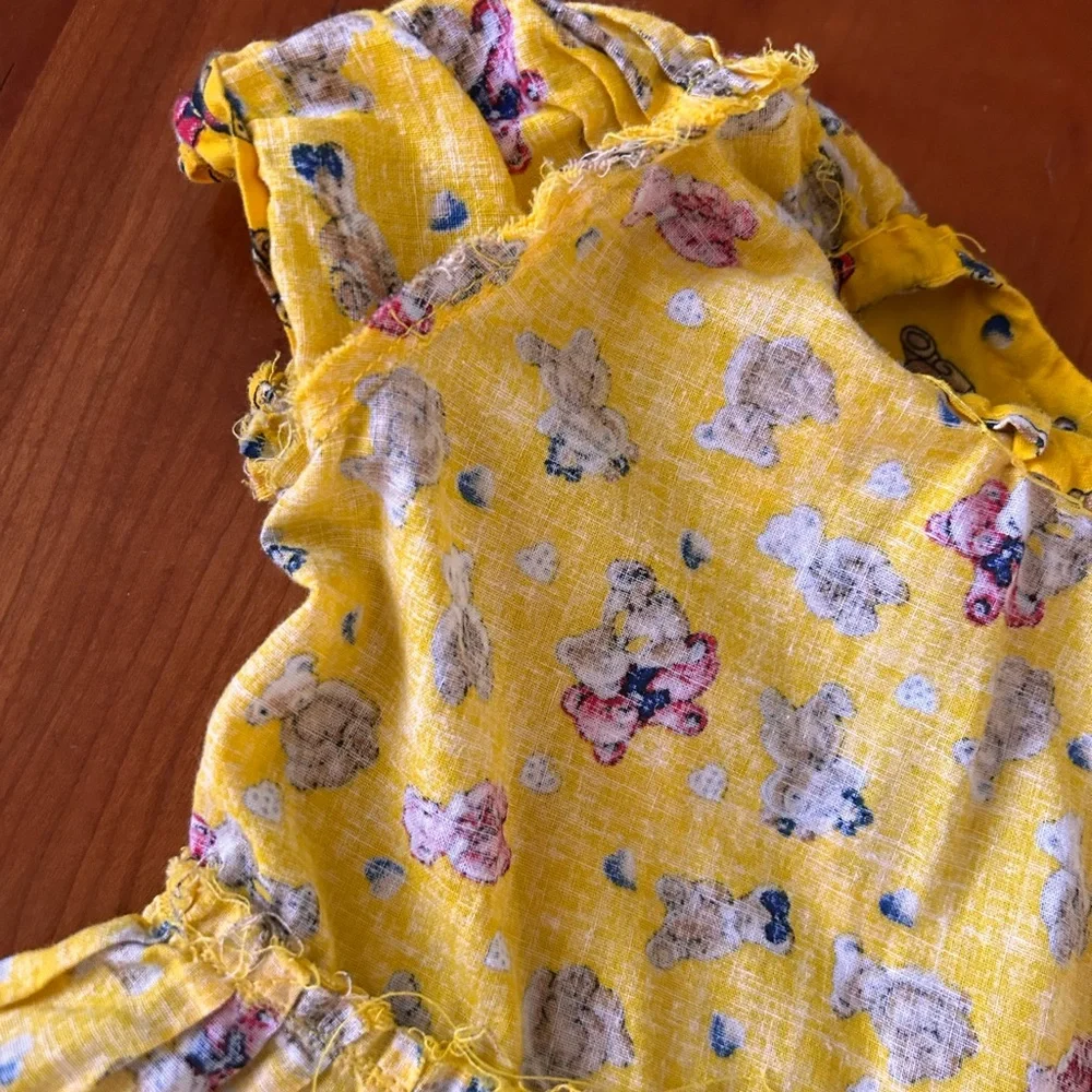 Handmade toddler Teddy Bear dress 2T